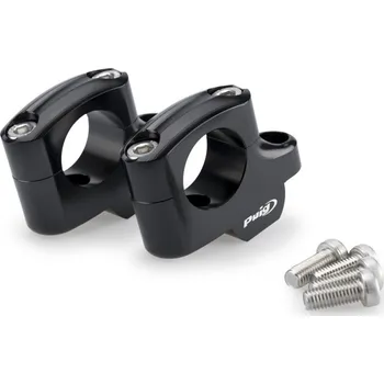 Zvýšení řidítek PUIG PULLBACK 21801N černý height 20mm, d 32mm