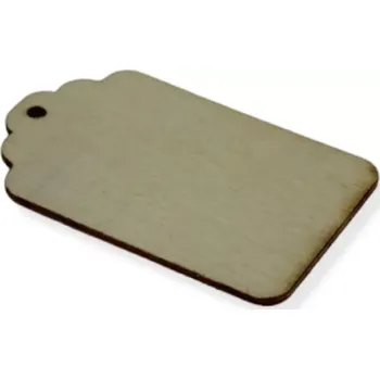 Visačka dřevěná přírodní - 2 ks