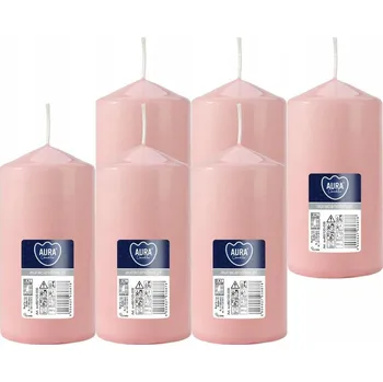 Svíčka Tradiční parafinová svíčka BEZ VŮNĚ Aura 1 ks