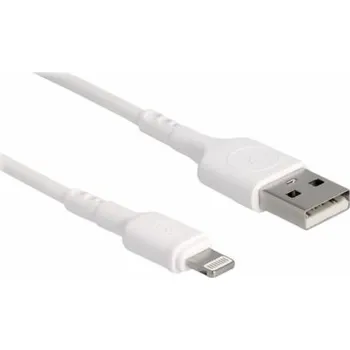 Datový kabel Delock - Kabel Lightning - USB s piny (male) do Lightning s piny (male) - 30 cm - bílá