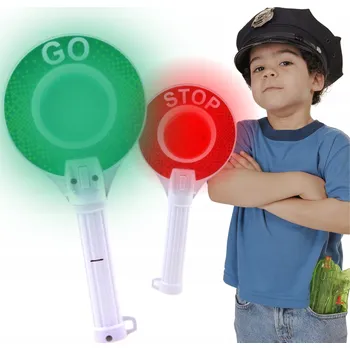 ostatní stavebnice Lízátko Policejní svítící HRAČKOVÝ LÍZÁTKO POLICEJNÍ Děti Malý policista GO