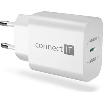 Elektrická zásuvka OEM Adaptér CONNECT IT Voyager2 1×USB-C, 25W PD, bílý CWC-2070-WH
