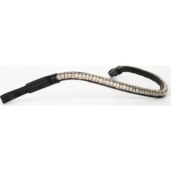 Kožená čelenka Makari METALLIC STEEL FULL