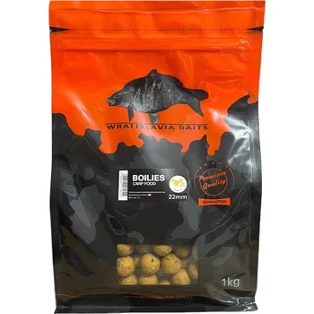 Boilies BANÁNOVÉ 22mm Boilies pro kapry Krmivo Wratislavia Baits 1kg