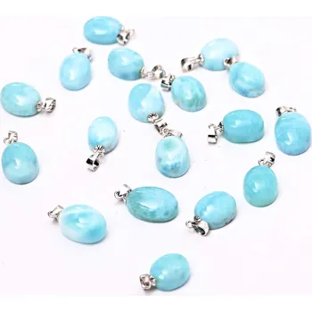 Přívěsek Magieprirody.cz Přívěsek Larimar + šlupna stříbro #ZB163 přírodní kámen