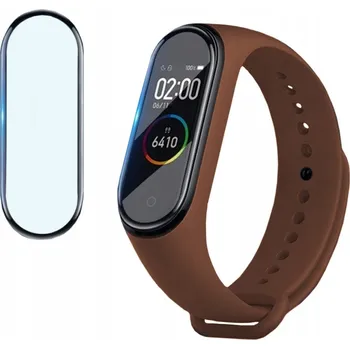 Příslušenství k chytrým hodinkám ŘEMÍNEK SE SKLEM pro XIAOMI MI BAND 4 -