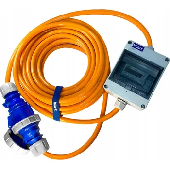 Napájecí kabel Prodlužovací Kabel pro karavan, silový, s PUR izolací H07BQ-F 5x4, extra silný, 2 m