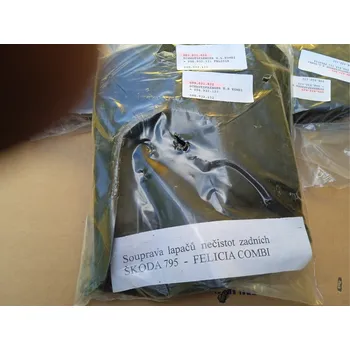 Blatník karosérie Originální díl zadní lapače nečistot Škoda Felicia combi před FL do 1997 6U9821821 , 6U9821822