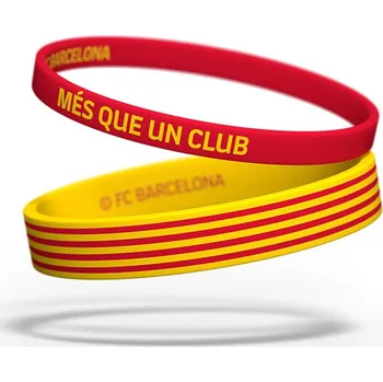 Náramek FC Barcelona dětský gumový náramek 2pack Seneyra FC Barcelona official 64043 - slevový kód:<br>XMAS10 (-10%)