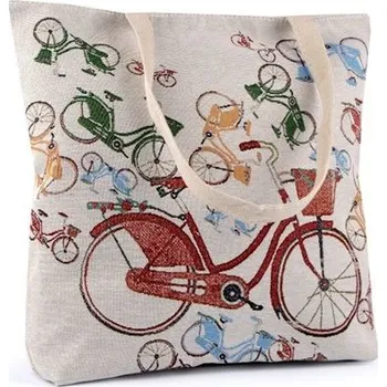 Nákupní taška Lněná nákupní nebo plážová taška Bicykle Lifestyle 97k-cube