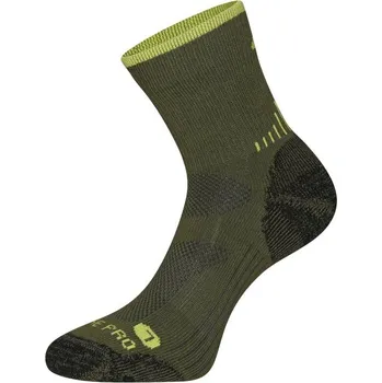 Pánské ponožky Ponožky ALPINE PRO KEROWE antibakteriální merino zelené M