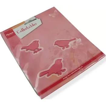 Materiál na výrobu šperku Vyřezávací šablona Collectables ptáčci