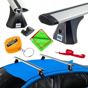 Příčník na automobil Střešní nosič tyče pro Peugeot 107 I 1 5D 2005 - 2014 hatchback