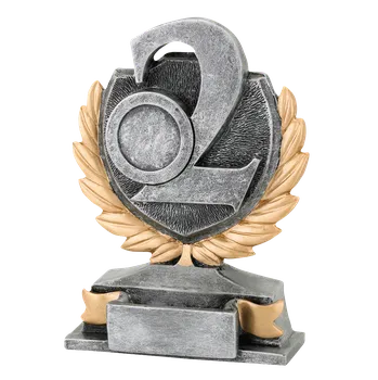 Plaketa číslo 13 cm - Stříbrná