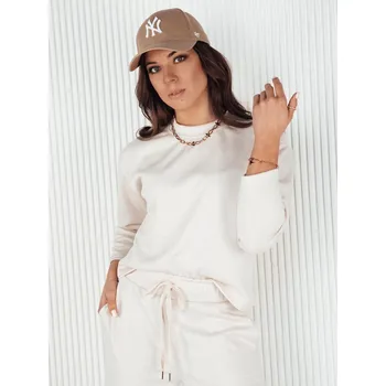 Dámská móda Smetanová mikina DISON BY1265 Velikost: L/XL