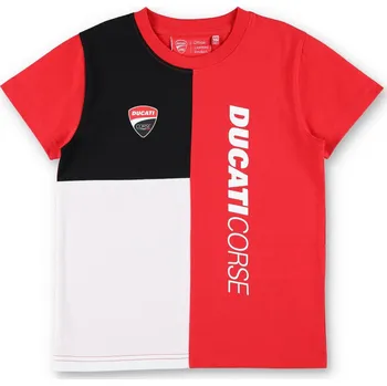 Chlapecké tričko Triko DUCATI CORSE dětské (červená,bílá) (Velikost: 2-4 roky)