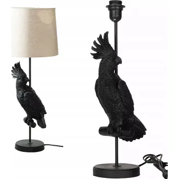 Lampička LAMPA PAPOUŠEK STOLNÍ KANCELÁŘSKÁ NOČNÍ E27 50cm pták dekorativní ozdoba