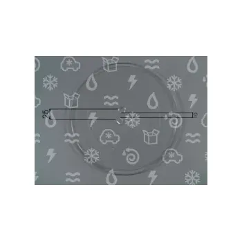 Talíř talíř mikrovlnné trouby - model B - d = 315 mm, 60-3310