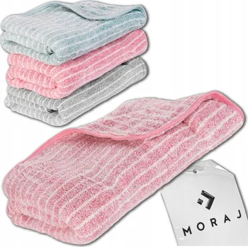 Ručník MALÝ KOUPELNOVÝ RUČNÍK MORAJ Z MIKROVLÁKNA RYCHLESCHNOUCÍ RŮŽOVÝ 50x100 cm