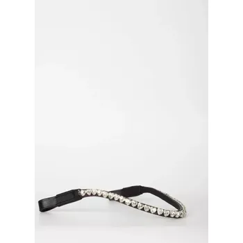 Kožená čelenka Makari CRYSTAL HEART FULL