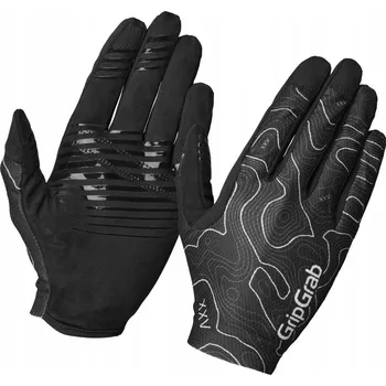 Cyklistické rukavice Cyklistické rukavice GripGrab Rebel, černé, S