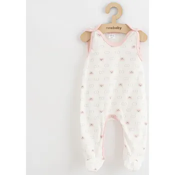 Dupačky Kojenecké dupačky New Baby Classic II medvídek růžový - 74 (6-9m) - VÝPRODEJ