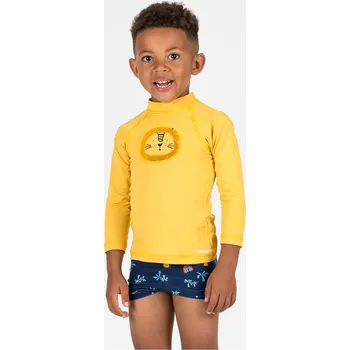 Chlapecké tričko DECATHLON Dětské tričko s dlouhým rukávem s UV ochranou Lev 3 ROKY ŽLUTÁ