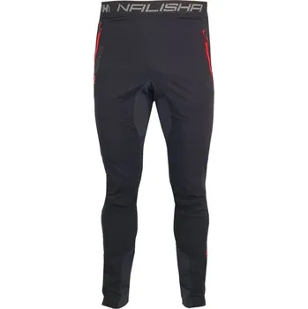 cyklistický dres Kalhoty dlouhé unisex HAVEN NALISHA SLIMFIT černo/červené XXL