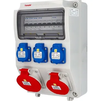 modulární přístroj a rozvaděč FAMATEL Skříň ZSF30101000.0 /3958 IP44 zásuvková v506-6kA