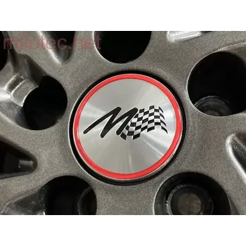 Poklice na kolo Designové kroužky zátky kola – červené – vnější průměr 60 mm (704 09 60)