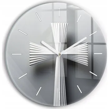Hodiny Nástěnné hodiny SacroArte šedé 30 cm
