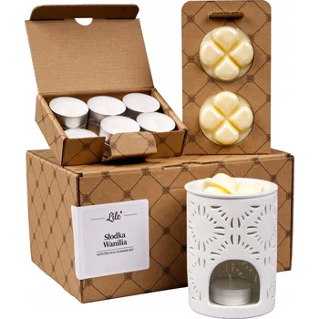 Aroma lampa Aromalampa na oleje a VOSK + DÁREK s voskem Lile Sweet Vanilka