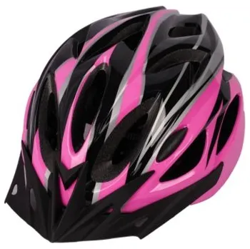 Cyklistická přilba Cyklistická helma, Frike®, A2, černá růžová, 2023