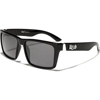 Sluneční brýle LOCS CLASSIC Pánské sluneční brýle Černé kouřové Locs 97k-cube