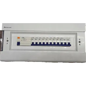 Rozvaděč Rozvodnice nástěnná pro 8 jističů 1-fáz. + 3-fázový + proudový chránič