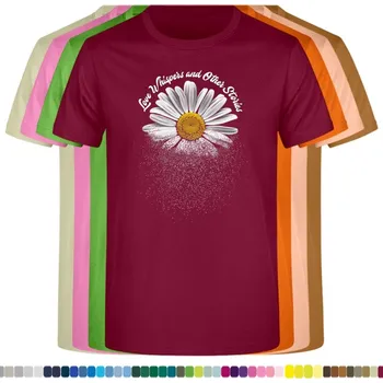 detske-levne-bavlnene-tricko-potisk-kopretina-laska Barva: Burgundy - vínová, velikost: 164