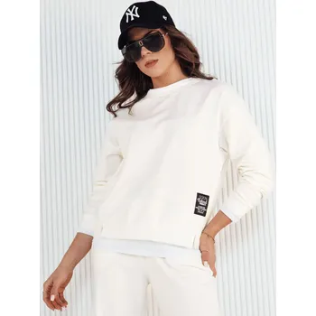 Dámské oblečení Smetanová mikina BASOL BY1253 Velikost: ONE SIZE