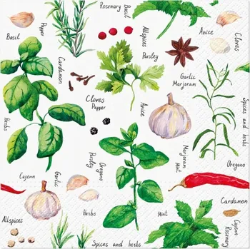 Papírový ubrousek Papírový ubrousek čtvercový 33 cm x 33 cm