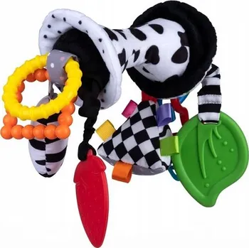 BaliBaZoo Kontrastní KROUŽÍCÍ Hračka Kousátko Chrastítko