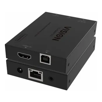 KVM přepínač Vision TC-HDMIIPTX/3 - KVM / audio / infračervený extender - vysílač - přes CAT 6 - USB - až 150 m