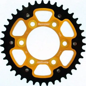 Řetězová sada pro motocykl Rozeta SUPERSPROX STEALTH RST-1489:39-GLD zlatá 39 zubů, 525