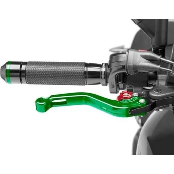 Páčka brzdy bez adaptéru PUIG 180VR krátké zelená/červená