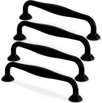 Nábytková úchytka klasická černá matná 14,6 x 1,8 x 3,2 cm