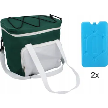 Outdoorové zavazadlo Termotaška Chomik TERMOTAŠKA + 2 CHLADICÍ VLOŽKY zelená 14 l