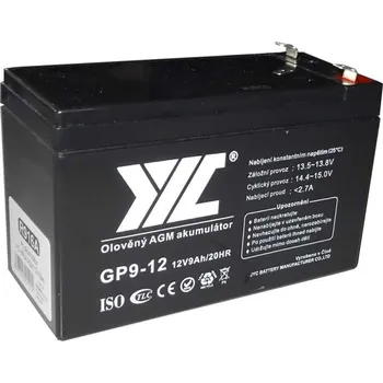 Záložní baterie Pb akumulátor JYC GP9-12 VRLA AGM 12V/9Ah