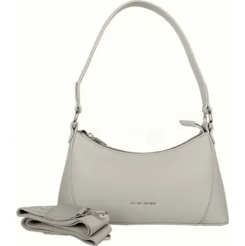 Malá světlešedá kabelka na rameno i crossbody David Jones CM7321