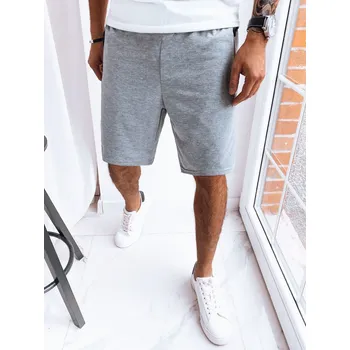 Pánské kraťasy Světle šedé teplákové šortky SX2279 Velikost: 2XL
