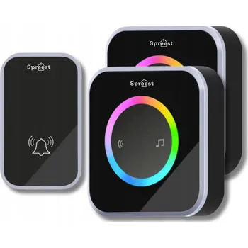 Domovní zvonek Bezdrátový zvonek Spreest s dosahem 300 m a hlasitostí 110 dB