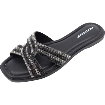 Dámské pantofle Dámské černé pantofle PICCADILLY 508050-2 preto/fume Velikost: 40