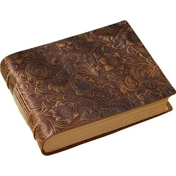Diář Zápisník - Diář z pravé kůže 19x14 cm Traditional Flower Lifestyle 24121606313571219s3